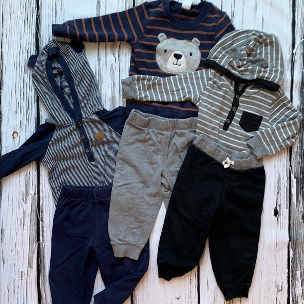 Boys long sleeve outfit sets